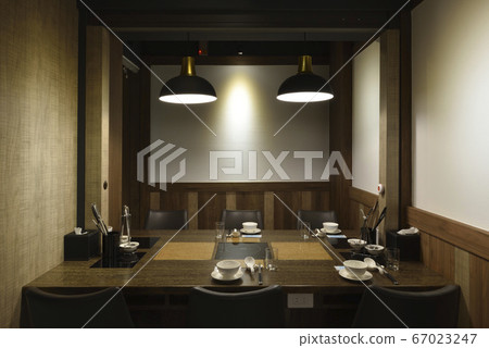 Restaurant interior, table, dining table, restaurant space 67023247