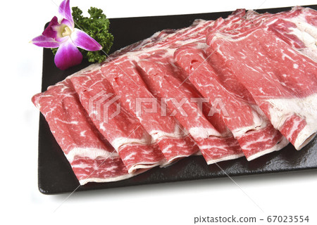 Hot pot ingredients, hot pot ingredients, meat, sliced meat, cut, beef Hot pot ingredients, hot pot ingredients, meat, sliced meat, cut, beef 67023554