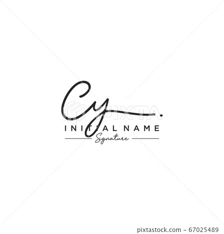 Letter CY Signature Logo Template Vector Letter CY Signature Logo Template Vector 67025489