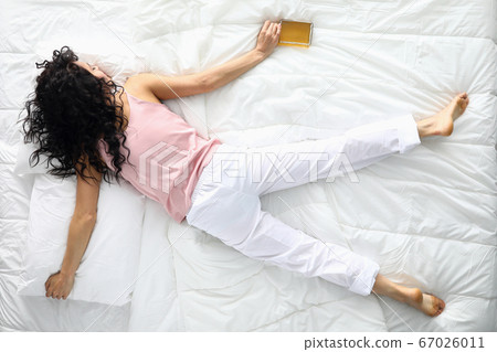 Person fell asleep on stomach Person fell asleep on stomach 67026011