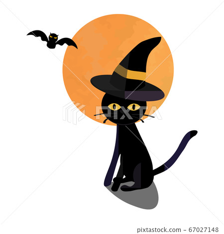 Halloween black cat 67027148