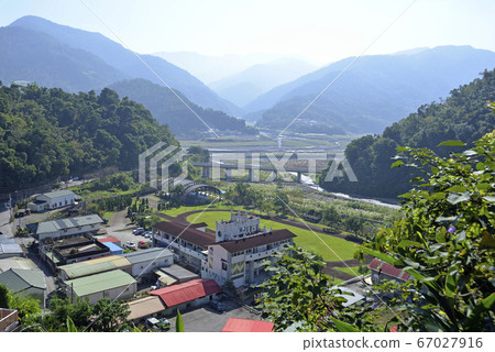 Early morning view of the country valley Early morning view of the country valley 67027916