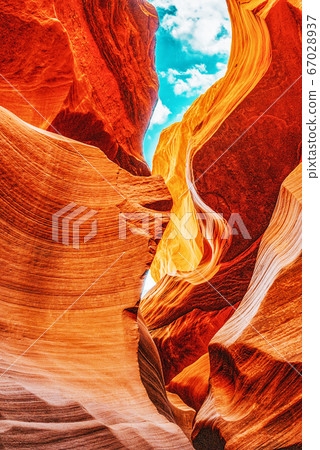 Antelope Canyon is a slot canyon in the American Antelope Canyon is a slot canyon in the American 67028937