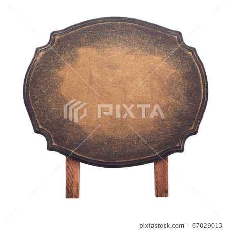 aged wooden nameplate or wall sign aged wooden nameplate or wall sign 67029013