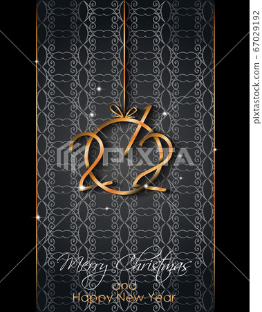 2021 Happy New Year background for your seasonal invitations, festive posters, greetings cards. 67029192