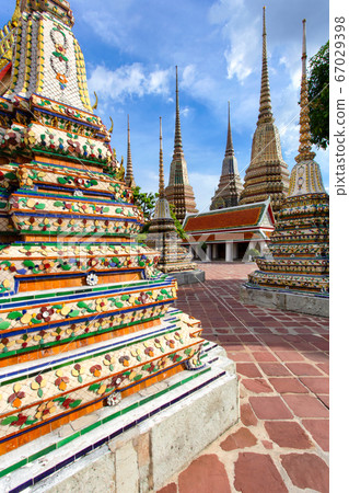 Wat Pho Temple or Wat Phra Chetuphon in Bangkok 67029398