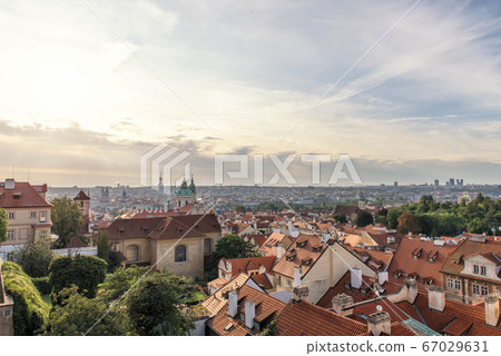 Morning scenery in Prague, Czech Republic Morning scenery in Prague, Czech Republic 67029631