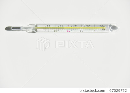 isolated thermometer on the white background isolated thermometer on the white background 67029752