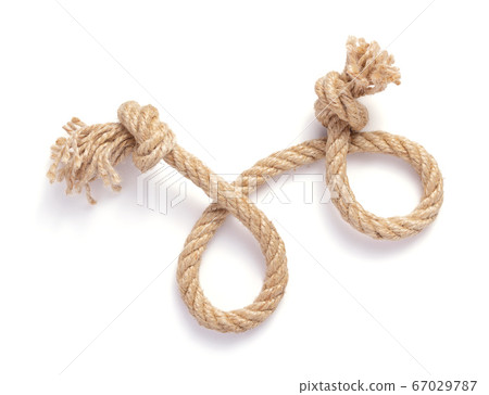ship rope on white background ship rope on white background 67029787