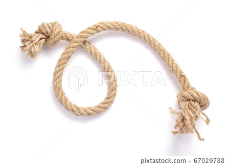 ship rope on white background ship rope on white background 67029788