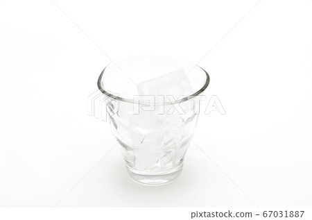 Glass with ice 67031887