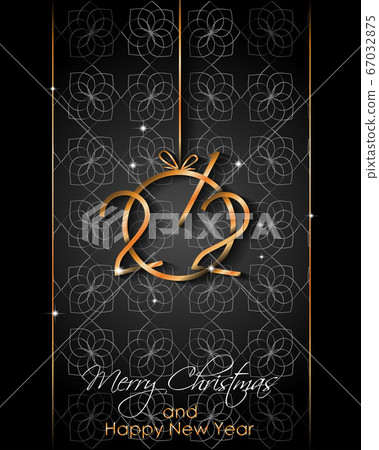 2021 Happy New Year background for your seasonal invitations, festive posters, greetings cards. 67032875