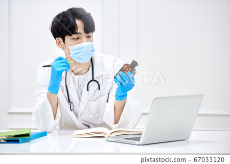 Business, man, hospital, study Business, man, hospital, study 67033120