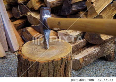 Wood splitting log wood splitting wood stove ax 67033953