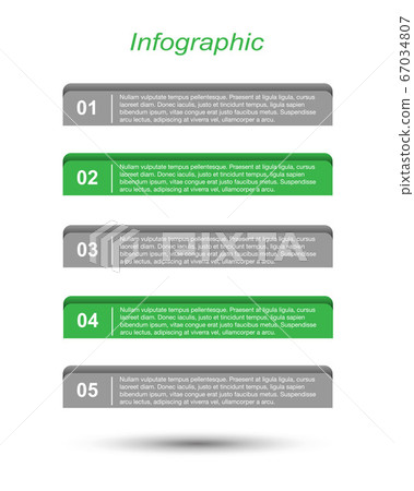Modern Design Template, can be used for info-graphics, banners for web layout. 67034807