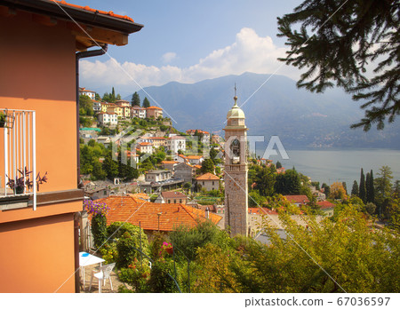 Daytime Scene in the famous Lake Como in Italy 67036597