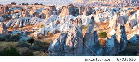 The Rock Formations of the Deser in Cappadocia Turkey The Rock Formations of the Deser in Cappadocia Turkey 67036630