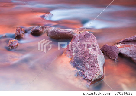 Outdoor Scene of Zion National Park in Utah Outdoor Scene of Zion National Park in Utah 67036632