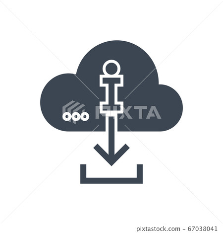 Download Information Vector Glyph Icon 67038041