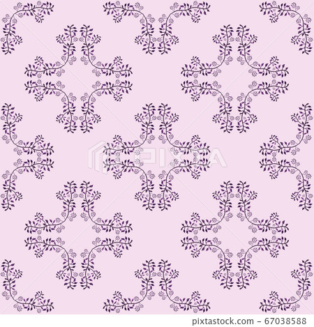 Seamless watercolor pattern with leaves and branches Seamless watercolor pattern with leaves and branches 67038588