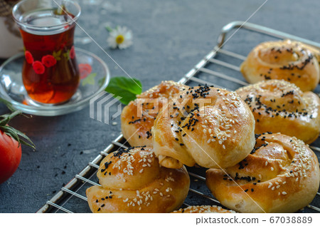 Turkish borek on the table Turkish borek on the table 67038889