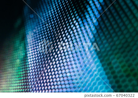 CloseUp LED blurred screen. LED soft focus CloseUp LED blurred screen. LED soft focus 67040322
