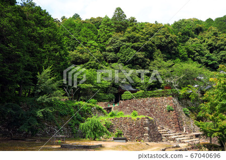 Omihachiman City, Shiga Prefecture, landscape of Azuchi Castle, Azuchi Castle and greenery [June] 67040696