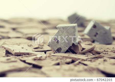 因災害導致地面塌陷、房屋倒塌 因災害導致地面塌陷、房屋倒塌 67042203