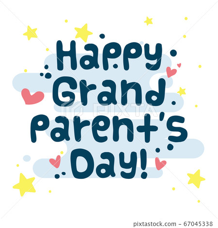 Happy grandparents day card 67045338
