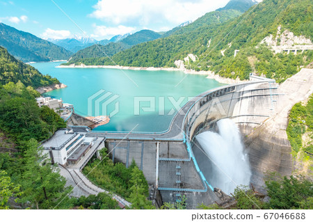 初夏的黑部水壩（水壩天文台景觀） 67046688