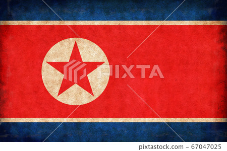 Dirty flag illustration / North Korea 67047025