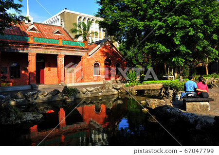 Oxford College, Science Hall College, historical monuments, Tamsui District, New Taipei City, Taiwan, sightseeing tours Oxford College, Science Hall College, historical monuments, Tamsui District, New Taipei City, Taiwan, sightseeing tours 67047799