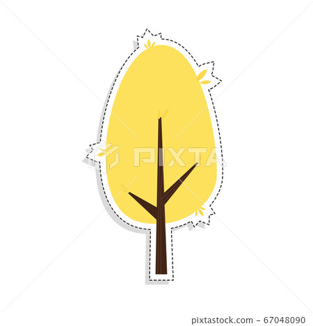 Isolated colored tree icon Isolated colored tree icon 67048090