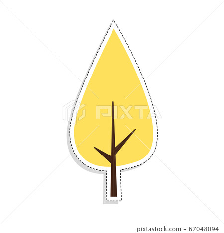 Isolated colored tree icon Isolated colored tree icon 67048094