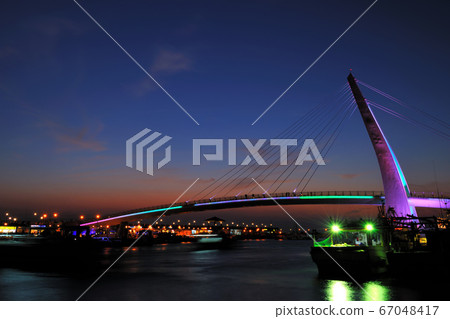 Freshwater, freshwater fisherman's wharf, harbor, coastline, dusk, night view, sunset, bridge Freshwater, freshwater fisherman's wharf, harbor, coastline, dusk, night view, sunset, bridge 67048417