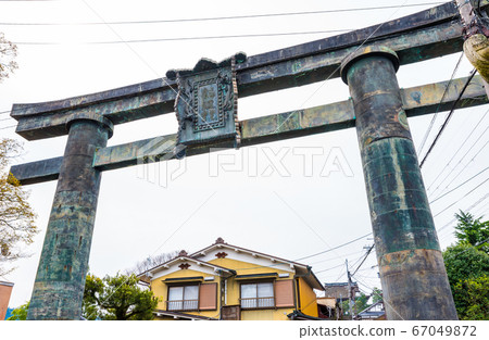 Kinpusenji Temple and Copper Torii (Yoshinoyama, Yoshino-cho, Yoshino-gun, Nara) April 2020 Kinpusenji Temple and Copper Torii (Yoshinoyama, Yoshino-cho, Yoshino-gun, Nara) April 2020 67049872