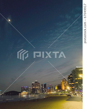 the nightscape, a watchman, night view 67049917