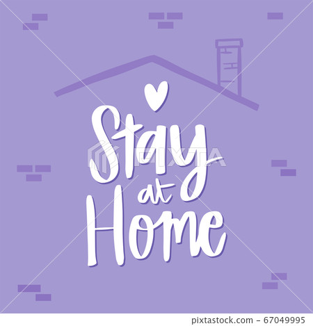 Stay at home poster 67049995