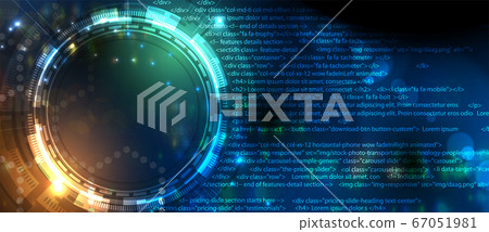 Software development abstract technology code and-插圖素材 [67051981] - PIXTA圖庫