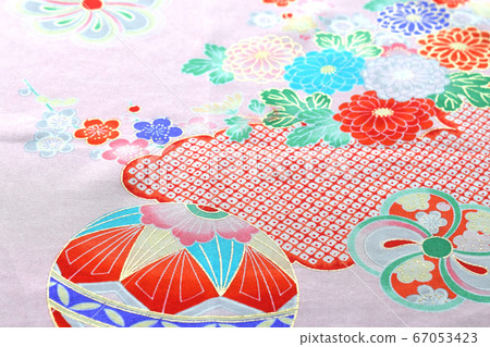 亮手球圖案的可愛布 亮手球圖案的可愛布 67053423