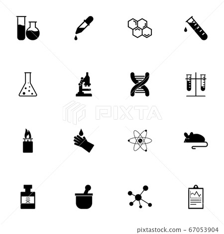 Chemical - Flat Vector Icons-插圖素材 [67053904] - PIXTA圖庫