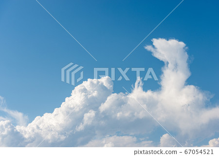 White clouds in the Blue Sky - Cumulonimbus 67054521