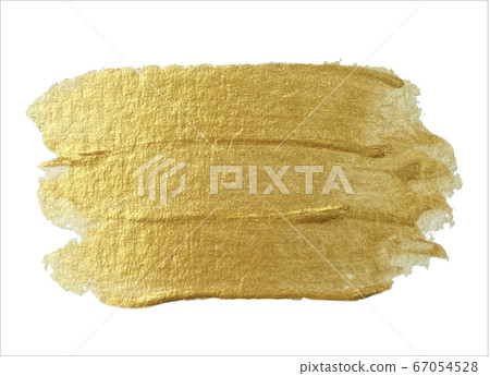 Shiny golden brush strokes 67054528