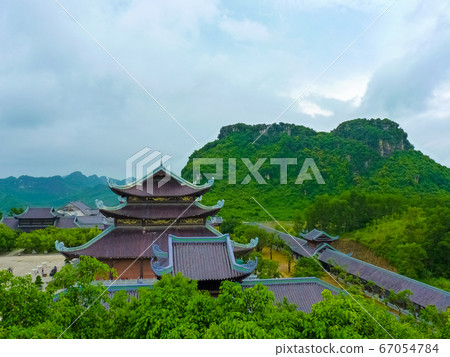 Famous Bai Dinh temple, Ninh Binh, Vietnam 67054784