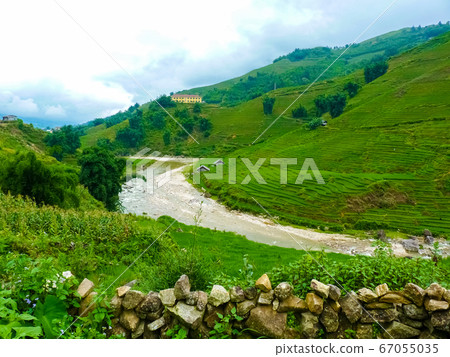 Lao Cai rice fields near Sapa (Chapa) in north Lao Cai rice fields near Sapa (Chapa) in north 67055035
