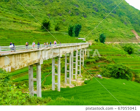 Lao Cai rice fields near Sapa (Chapa) in north 67055041