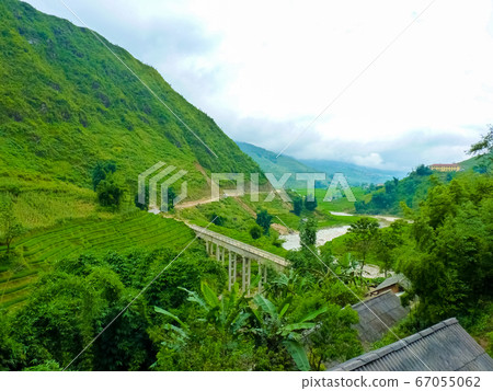 Lao Cai rice fields near Sapa (Chapa) in north Lao Cai rice fields near Sapa (Chapa) in north 67055062
