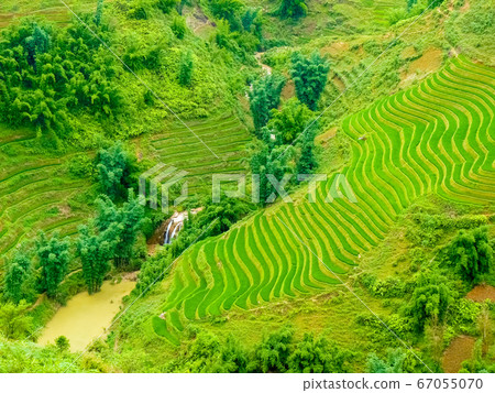 Lao Cai rice fields near Sapa (Chapa) in north Lao Cai rice fields near Sapa (Chapa) in north 67055070