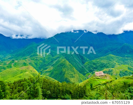 Sapa (Chapa) village in north of Vietnam 67055129