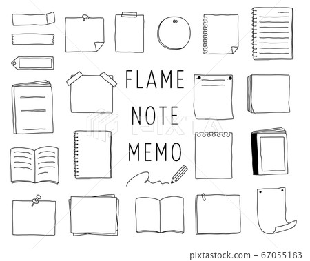 Handwritten notebook and memo frame set/frame/decoration/fashion Handwritten notebook and memo frame set/frame/decoration/fashion 67055183